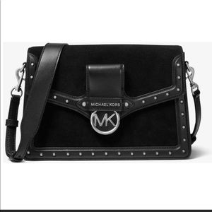 NWT Michael Kors Studded Jessie Shoulder Bag